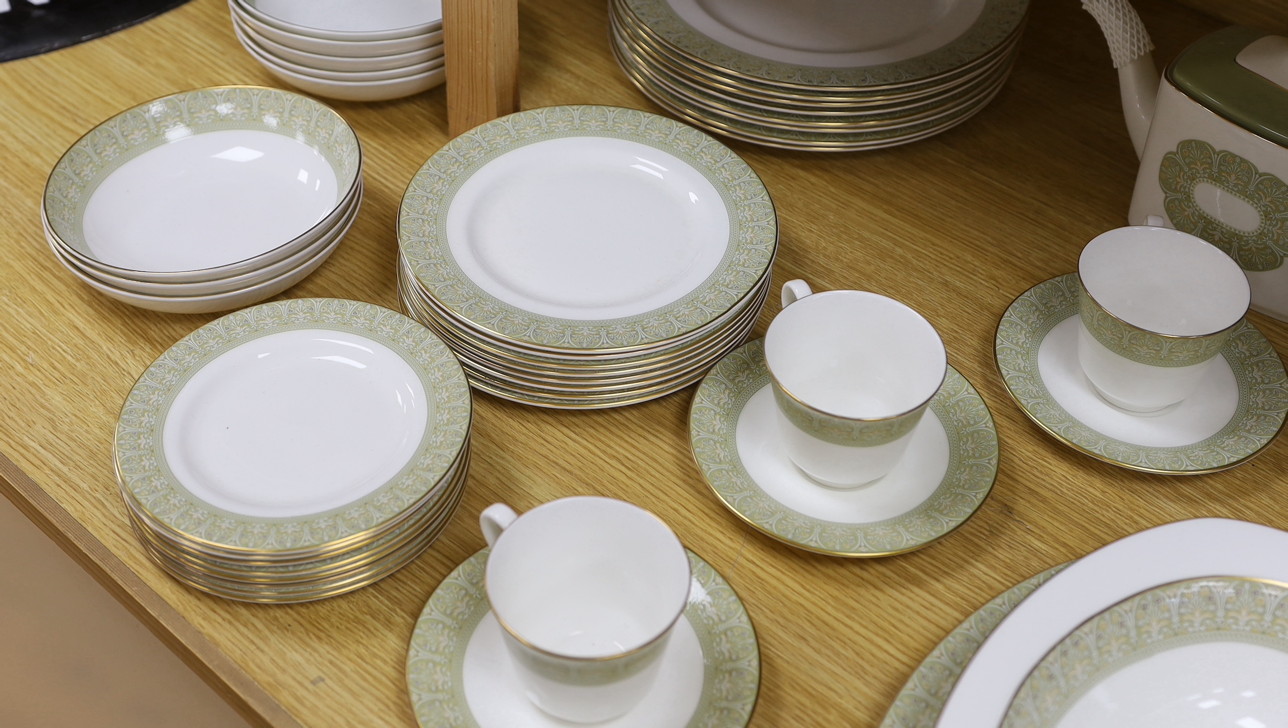 A Royal Doulton bone china dinner and tea service, Sonnet pattern